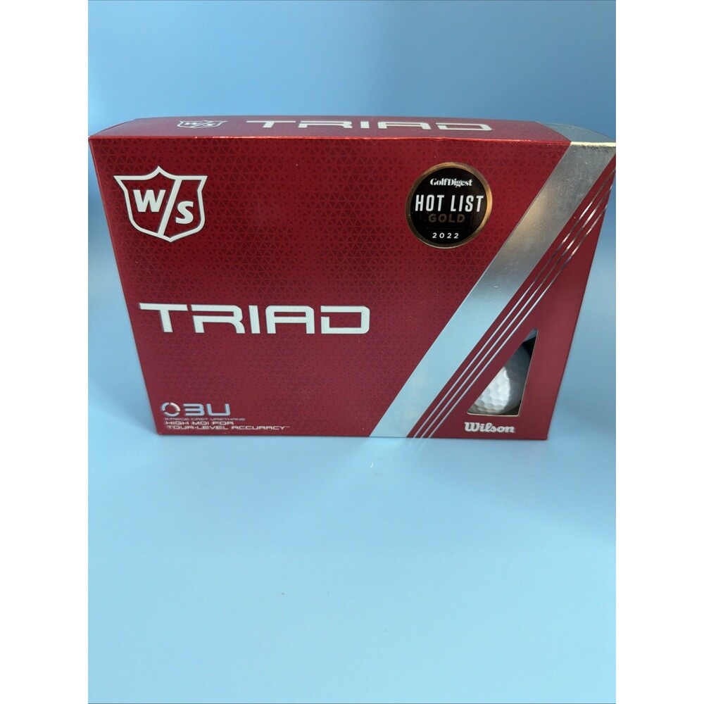 Wilson TRIAD One Dozen Golf Balls NEW